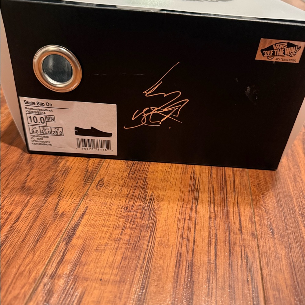 Vans Black Motörhead Slip-On Sneakers BRAND NEW! - Picture 8 of 8